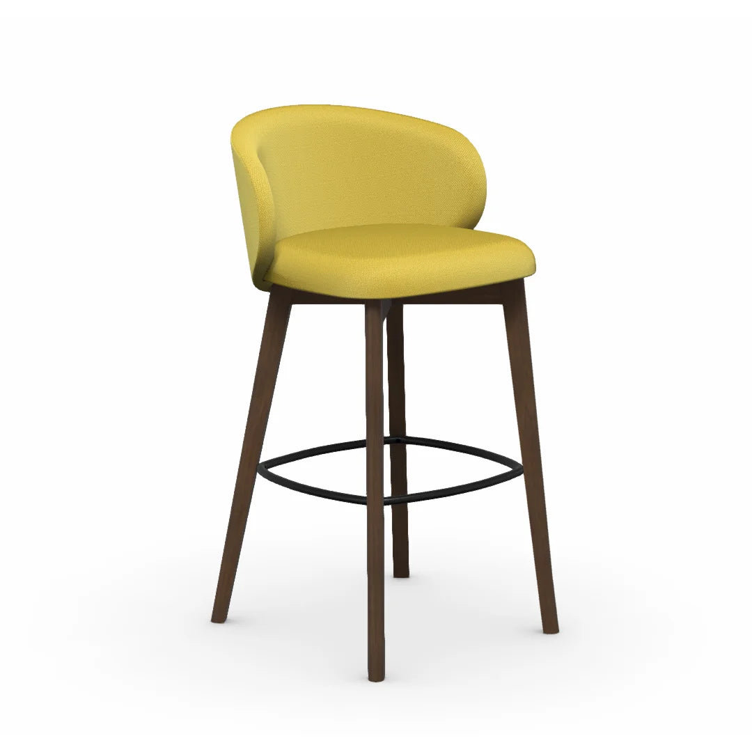 variant Banco alto Italiano de lujo Tuka de madera. Muebles Italianos