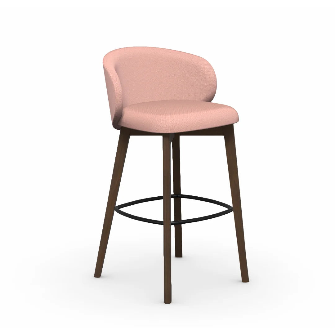 variant Banco alto Italiano de lujo Tuka de madera. Muebles Italianos