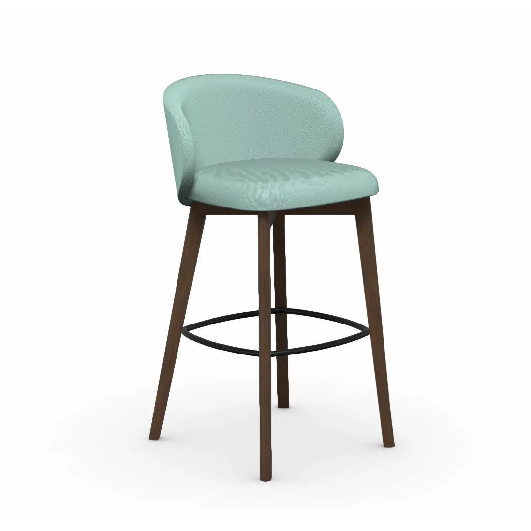 variant Banco alto Italiano de lujo Tuka de madera. Muebles Italianos