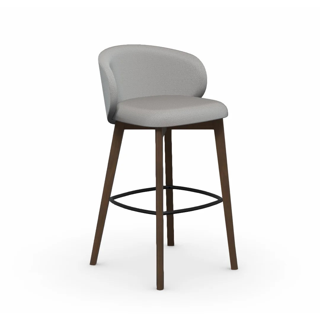 variant Banco alto Italiano de lujo Tuka de madera. Muebles Italianos