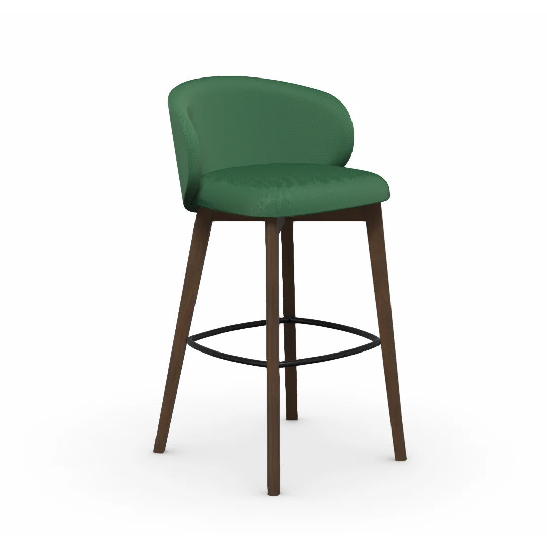 variant Banco alto Italiano de lujo Tuka de madera. Muebles Italianos