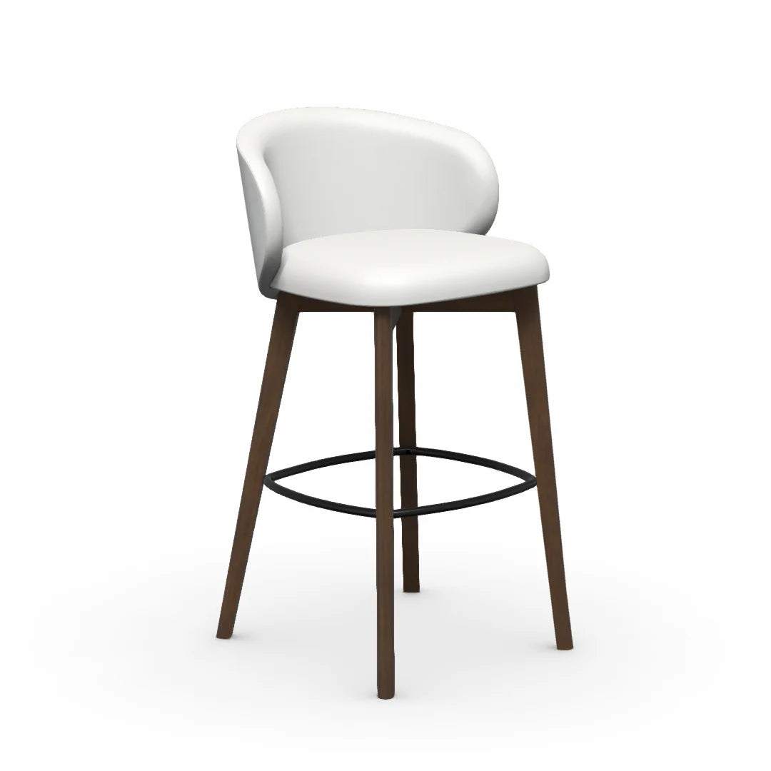 variant Banco alto Italiano de lujo Tuka de madera. Muebles Italianos