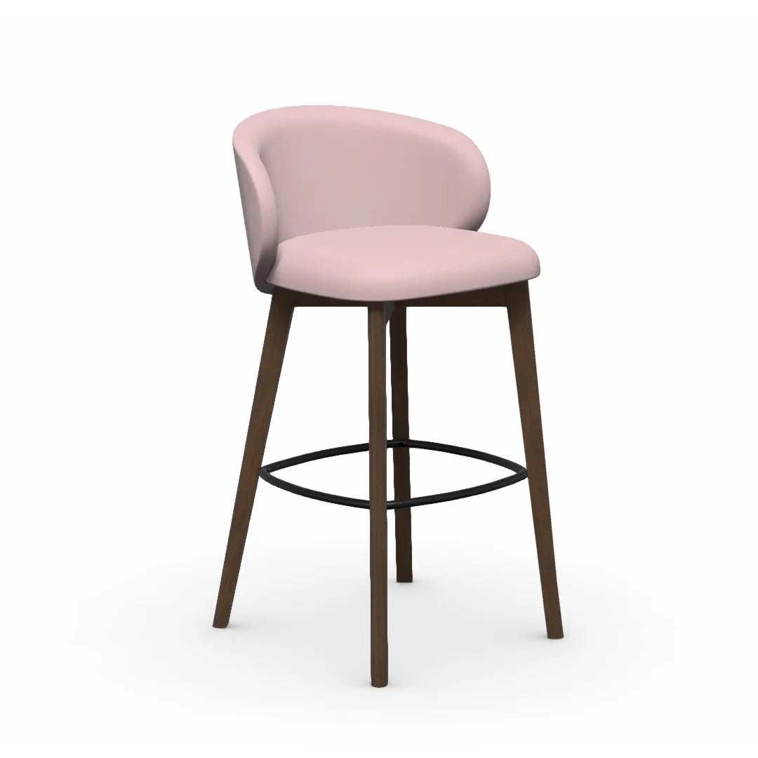 variant Banco alto Italiano de lujo Tuka de madera. Muebles Italianos