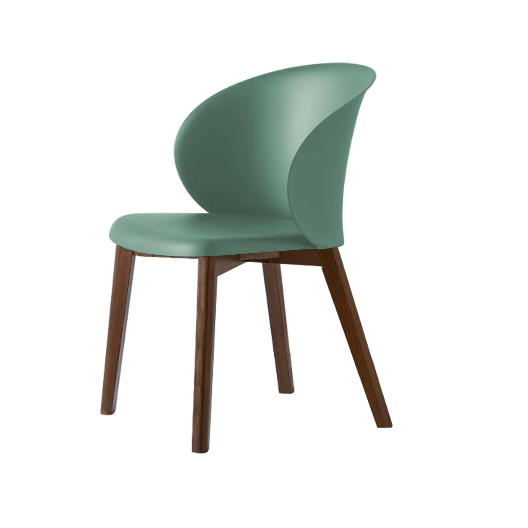 Silla sustentable Tuka con base de madera. Muebles Italianos variant