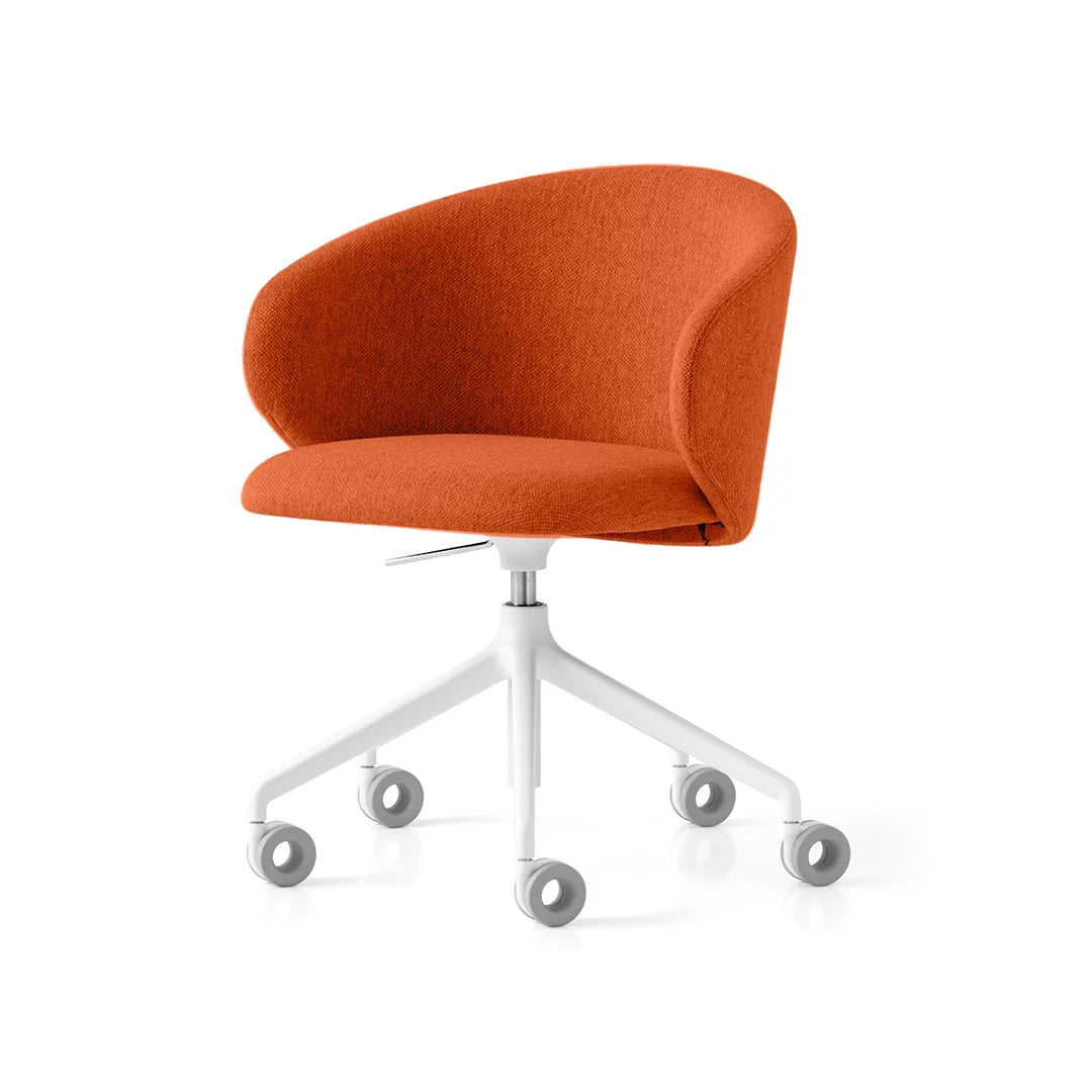 Silla Tuka con Ruedas para Oficina de Tela. Muebles Italianos variant