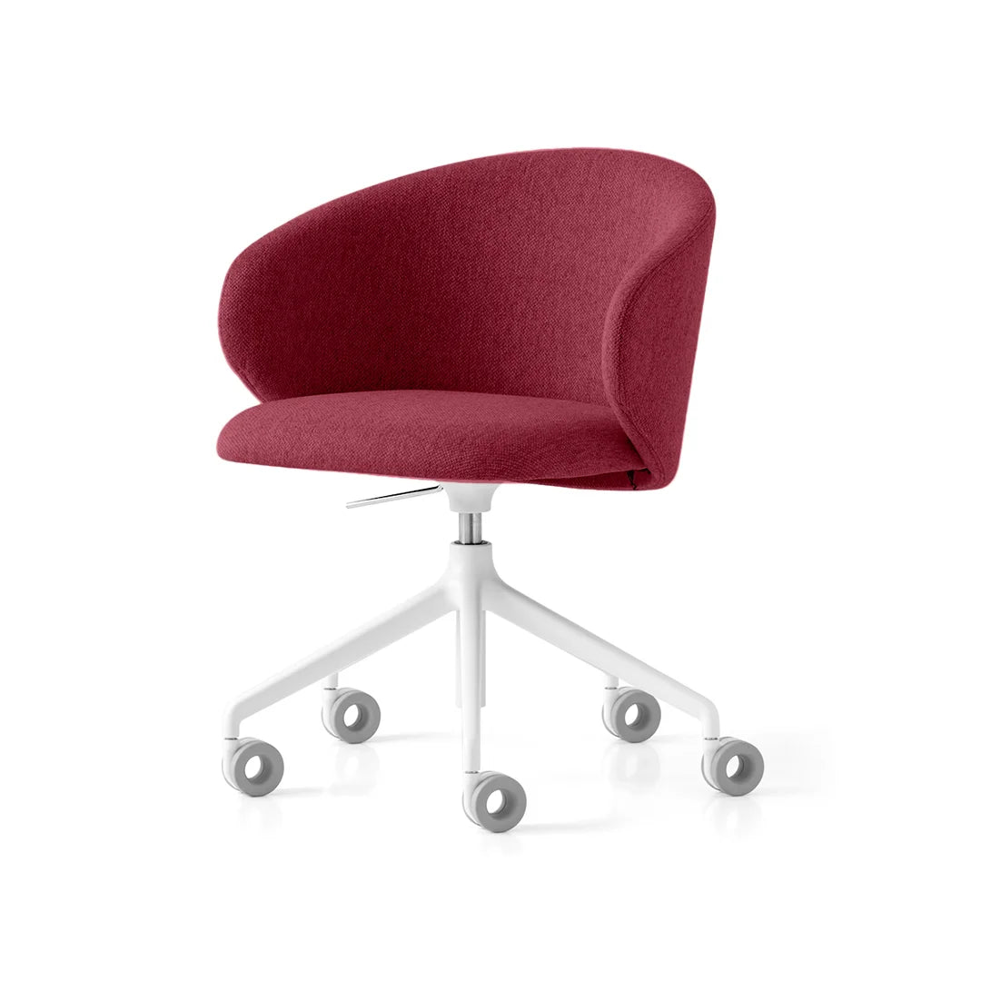 Silla Tuka con Ruedas para Oficina de Tela. Muebles Italianos variant