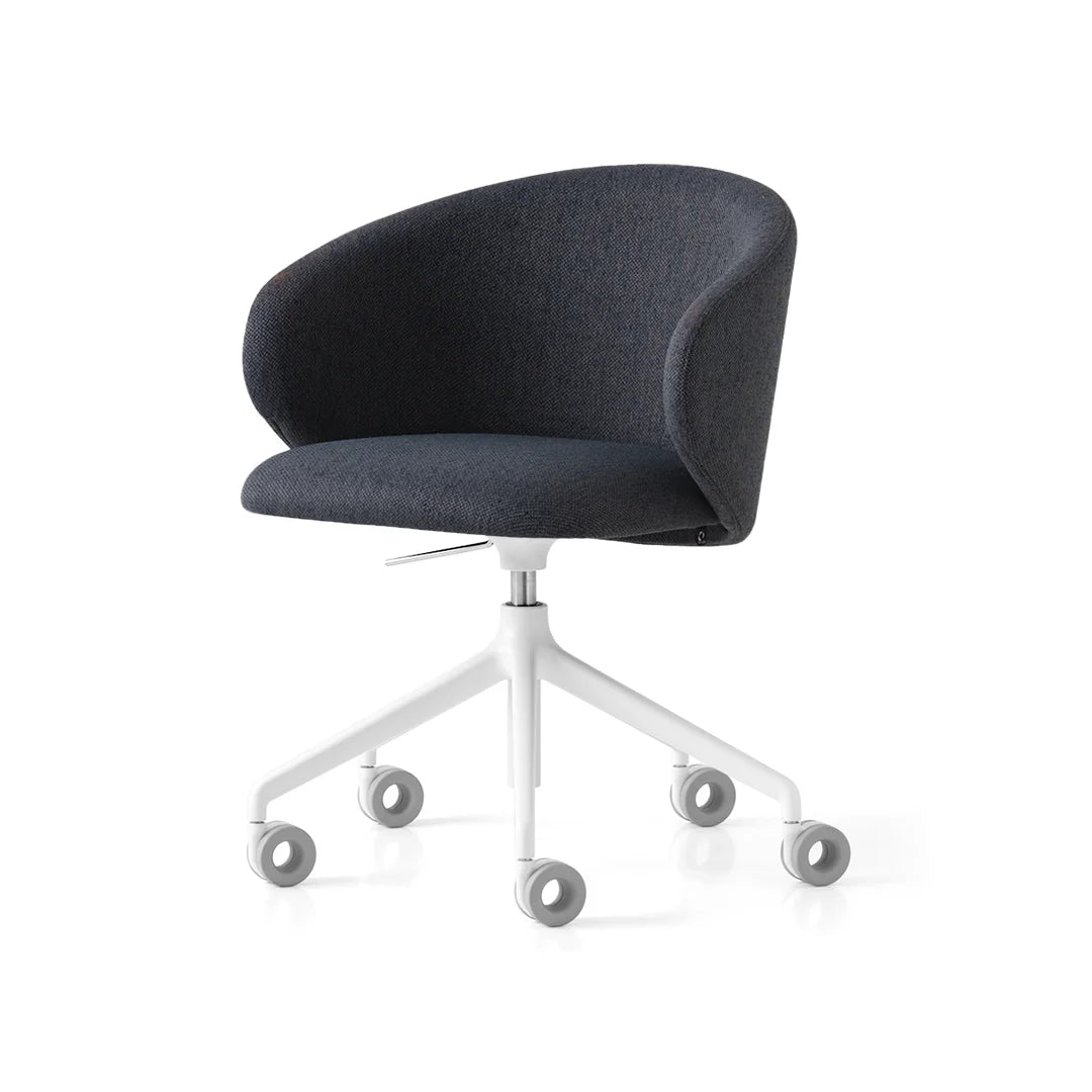 Silla Tuka con Ruedas para Oficina de Tela. Muebles Italianos variant