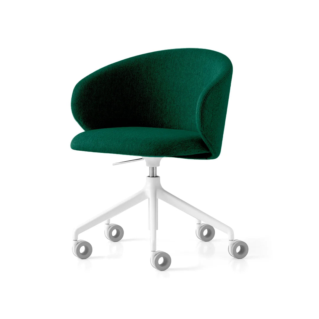 Silla Tuka con Ruedas para Oficina de Tela. Muebles Italianos variant