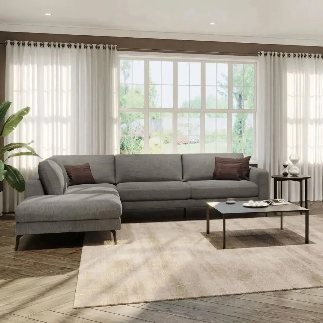 Esquinero Izquierdo Wessex Natuzzi Atena gris medio