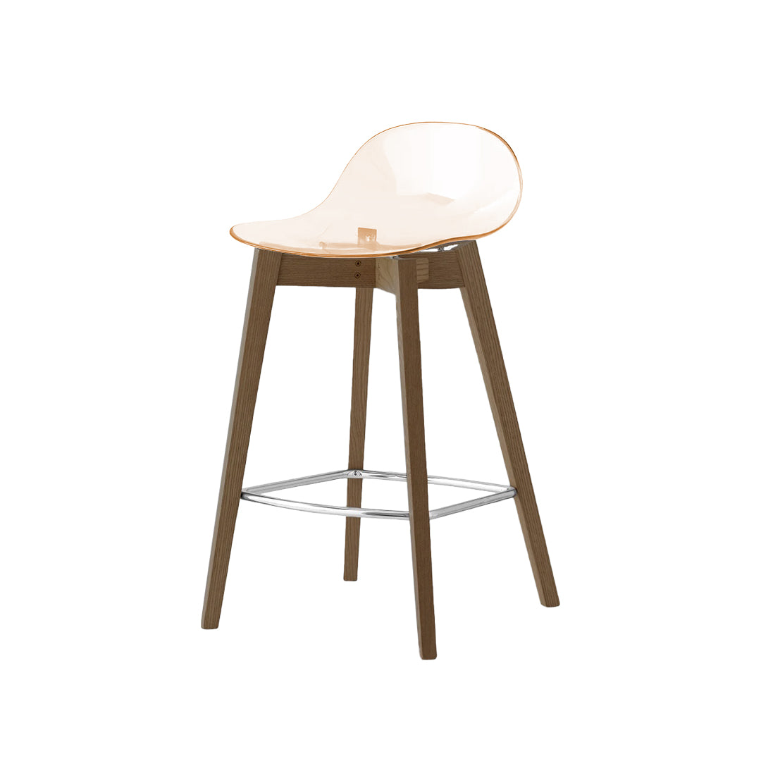 Banco para cocina Academy de madera y policarbonato. Muebles Italianos variant