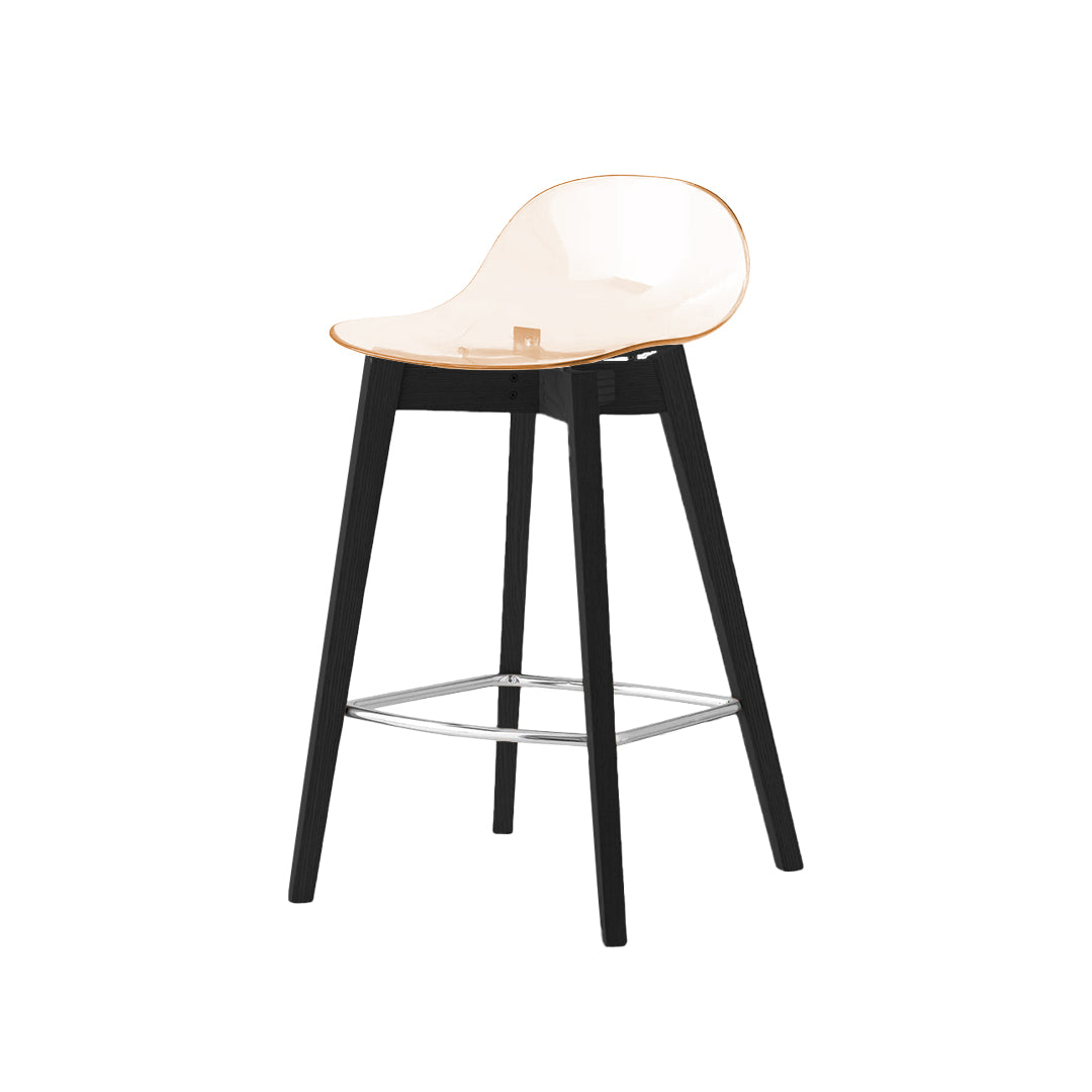 Banco para cocina Academy de madera y policarbonato. Muebles Italianos variant