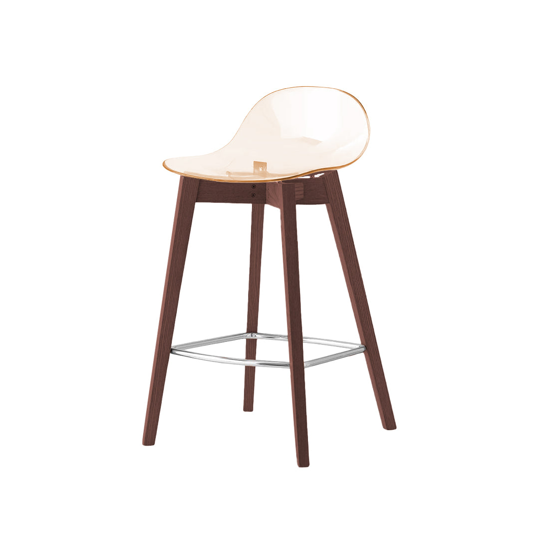 Banco para cocina Academy de madera y policarbonato. Muebles Italianos variant