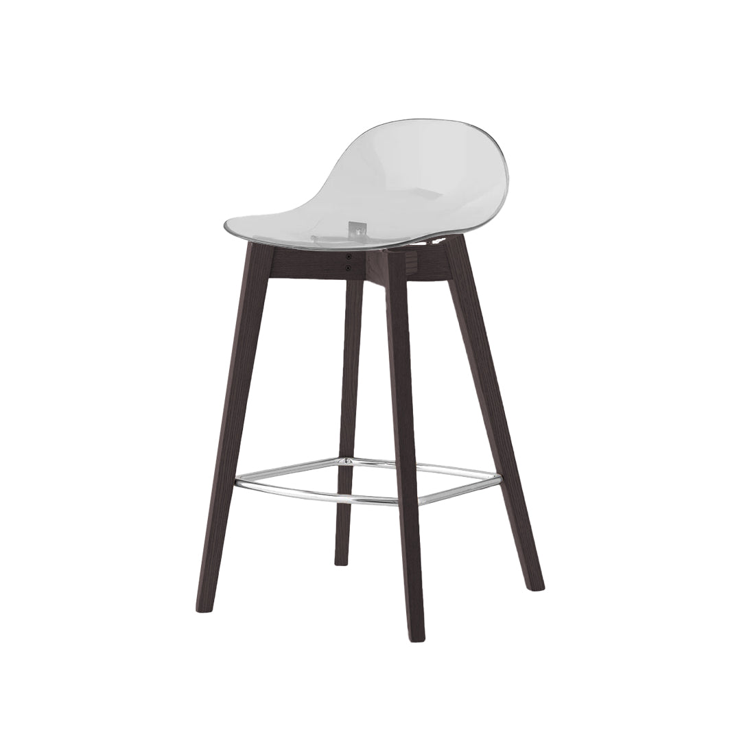 Banco para cocina Academy de madera y policarbonato. Muebles Italianos variant