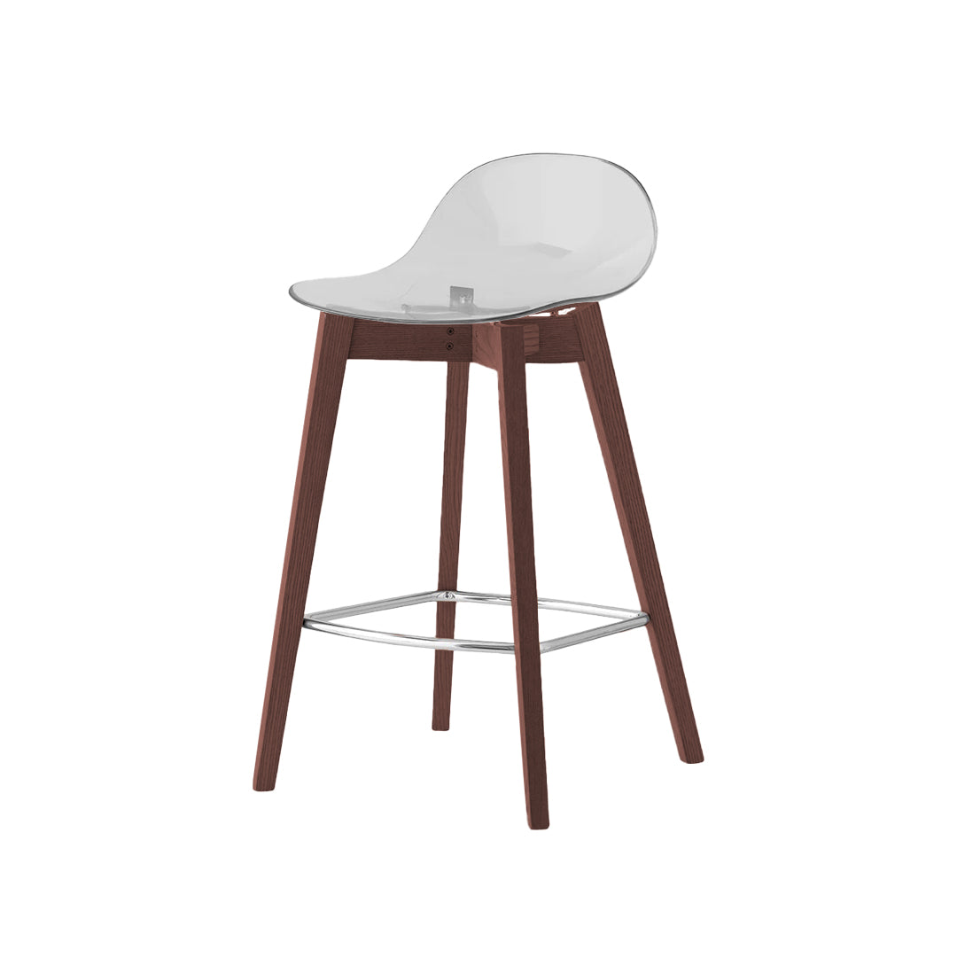 Banco para cocina Academy de madera y policarbonato. Muebles Italianos variant