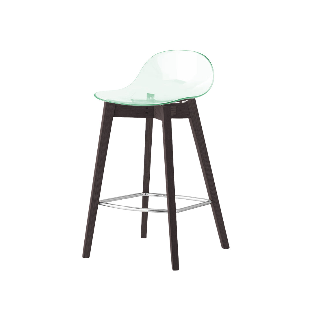 Banco para cocina Academy de madera y policarbonato. Muebles Italianos variant