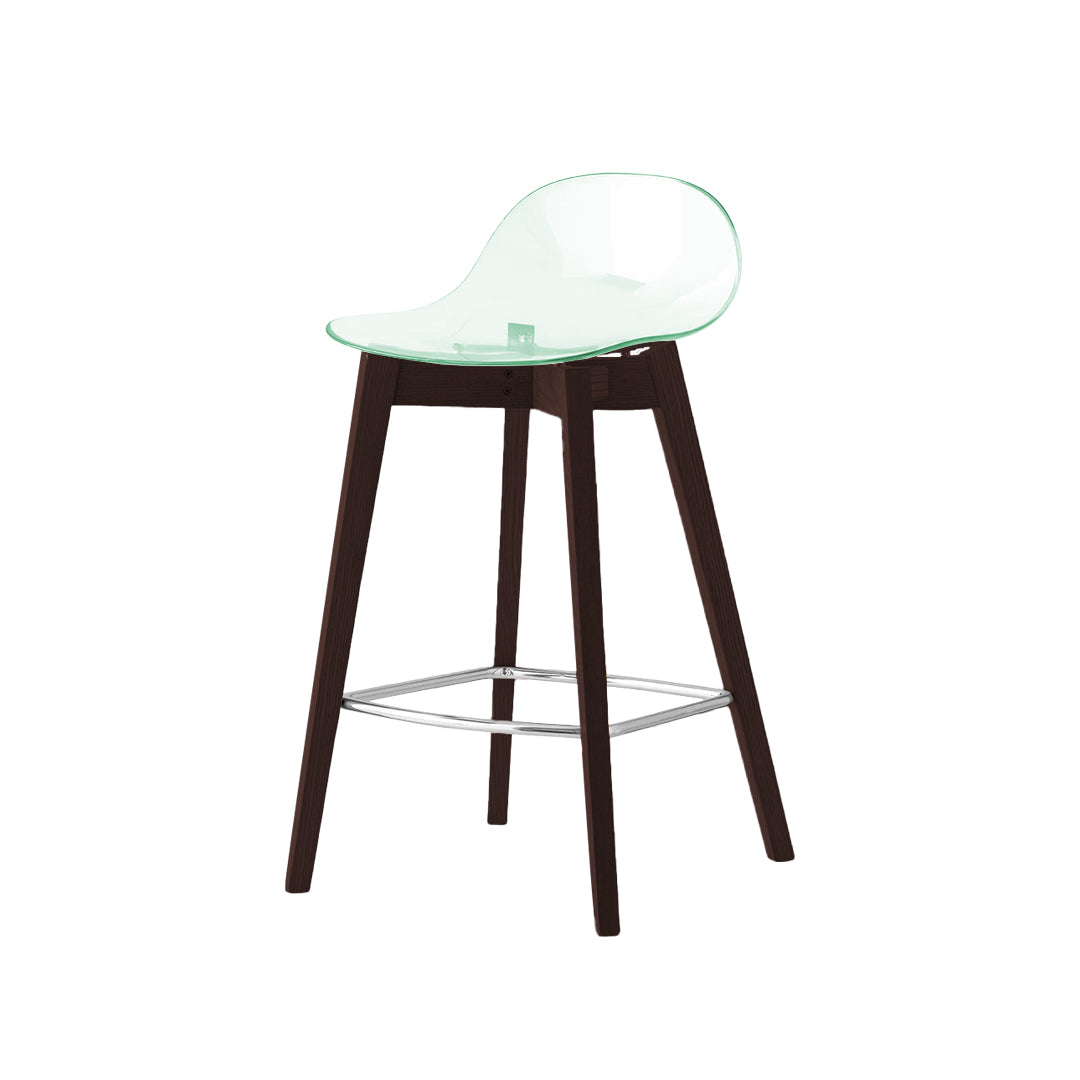 Banco para cocina Academy de madera y policarbonato. Muebles Italianos variant