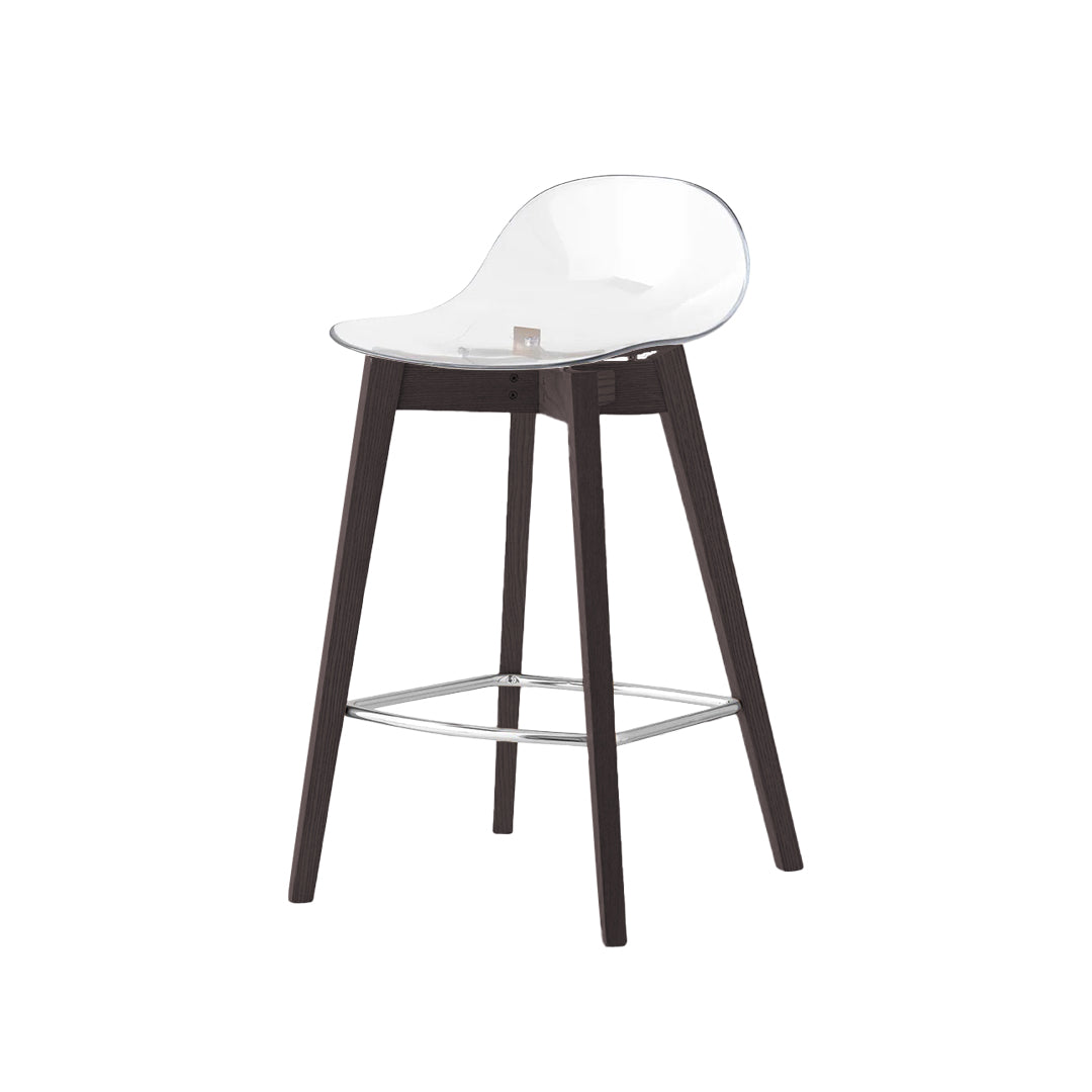 Banco para cocina Academy de madera y policarbonato. Muebles Italianos variant