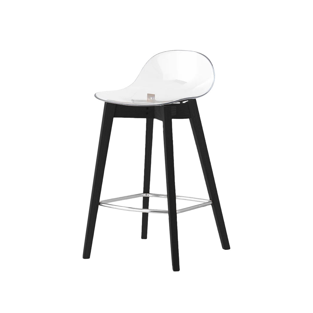 Banco para cocina Academy de madera y policarbonato. Muebles Italianos variant