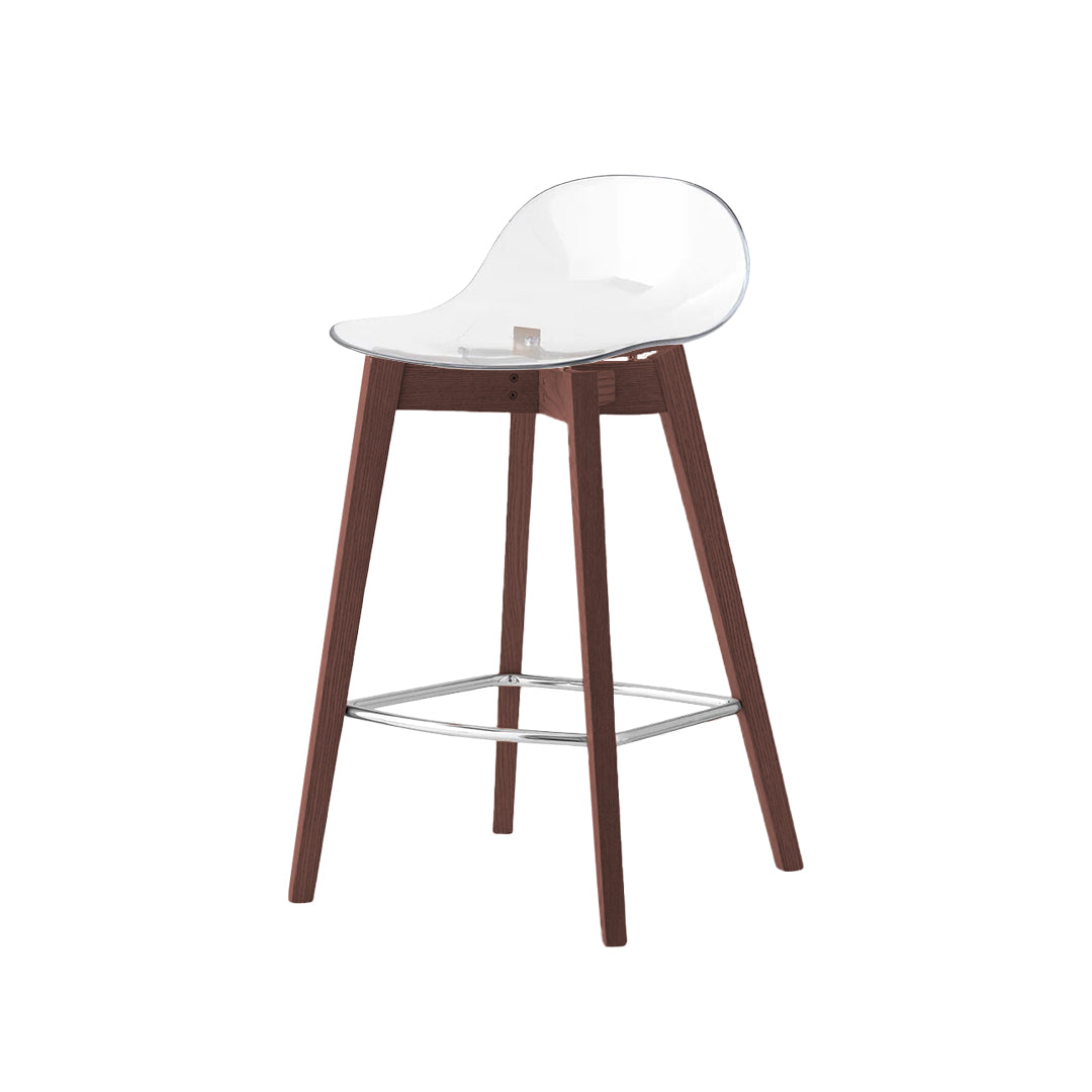 Banco para cocina Academy de madera y policarbonato. Muebles Italianos variant