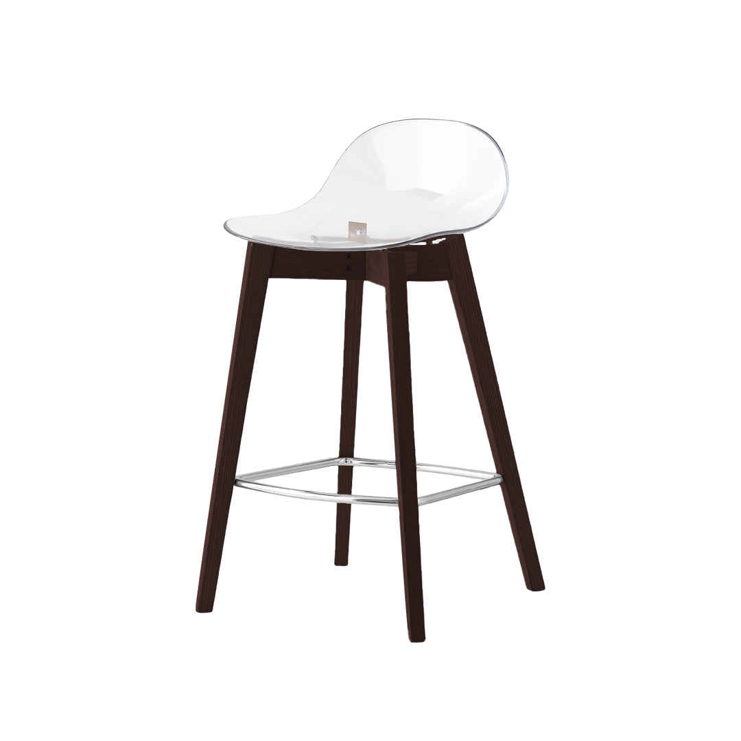 Banco para cocina Academy de madera y policarbonato. Muebles Italianos variant