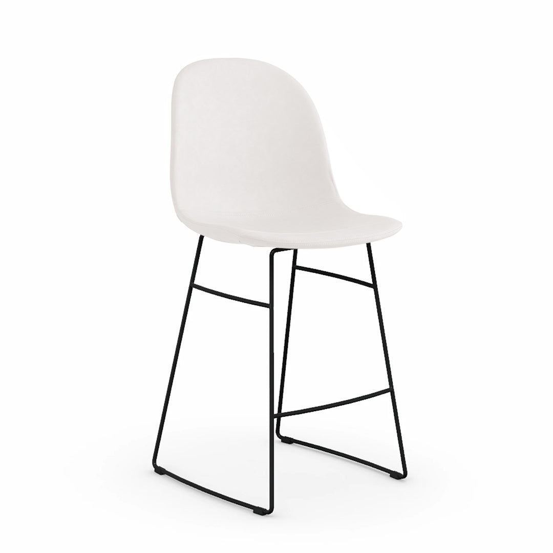 Banco Italiano para cocina Academy tipo piel y metal. Muebles Italianos variant