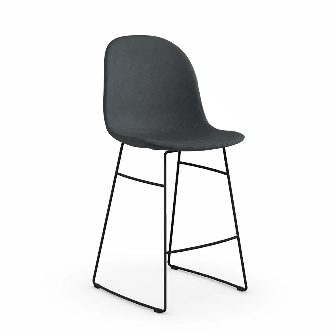 Banco Italiano para cocina Academy tipo piel y metal. Muebles Italianos variant