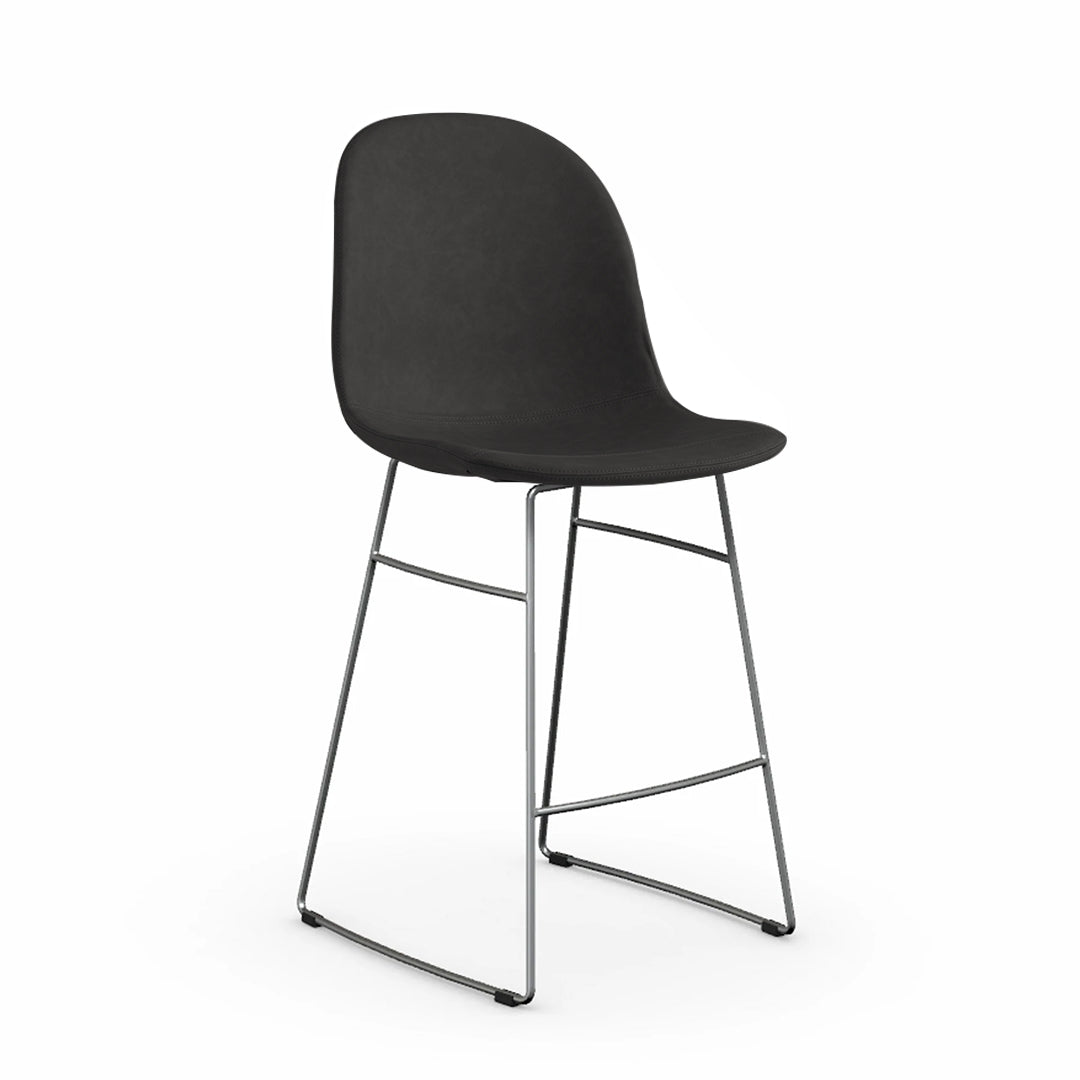 Banco Italiano para cocina Academy tipo piel y metal. Muebles Italianos variant