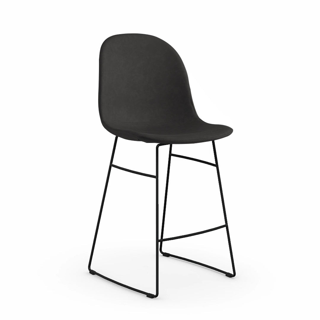 Banco Italiano para cocina Academy tipo piel y metal. Muebles Italianos variant