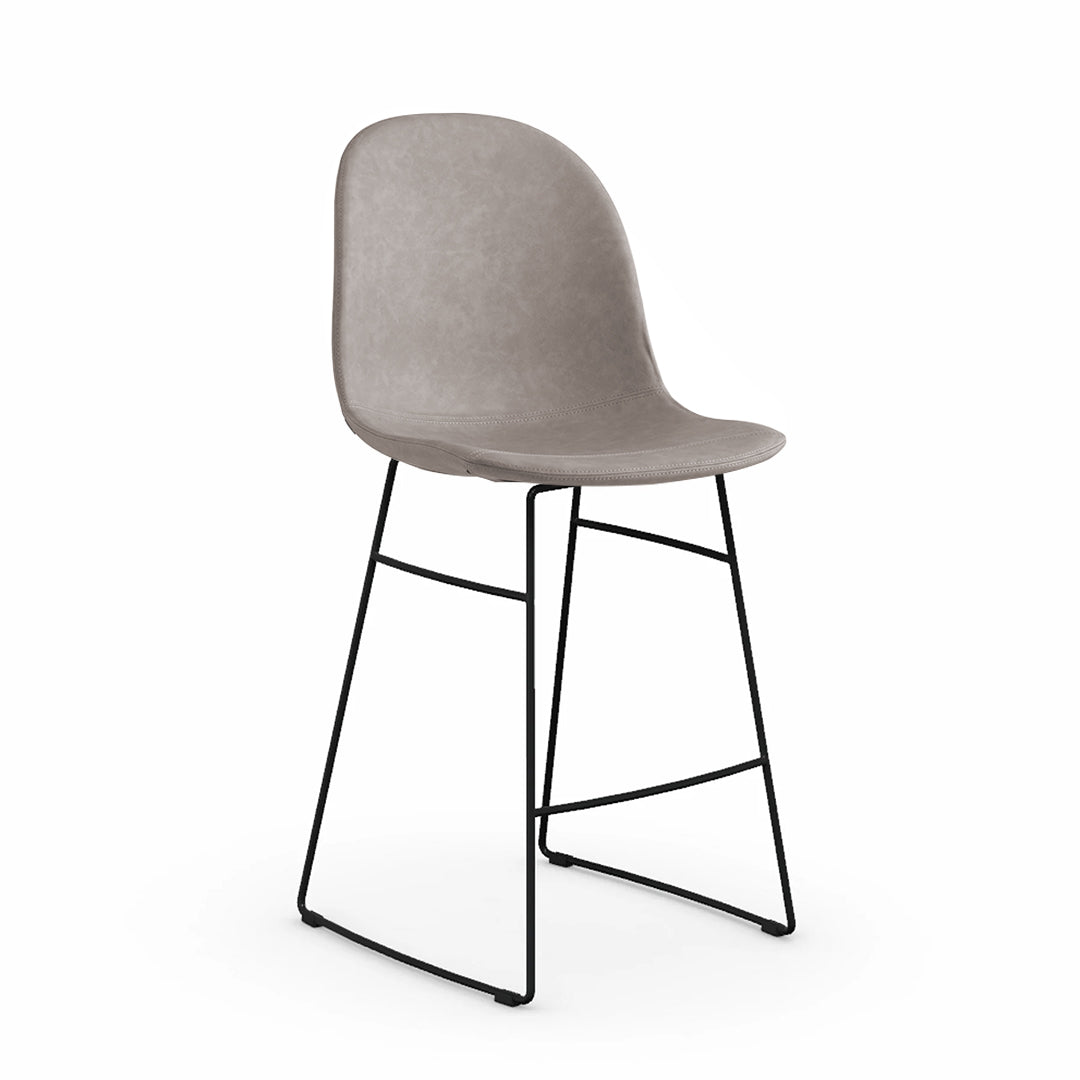 Banco Italiano para cocina Academy tipo piel y metal. Muebles Italianos variant