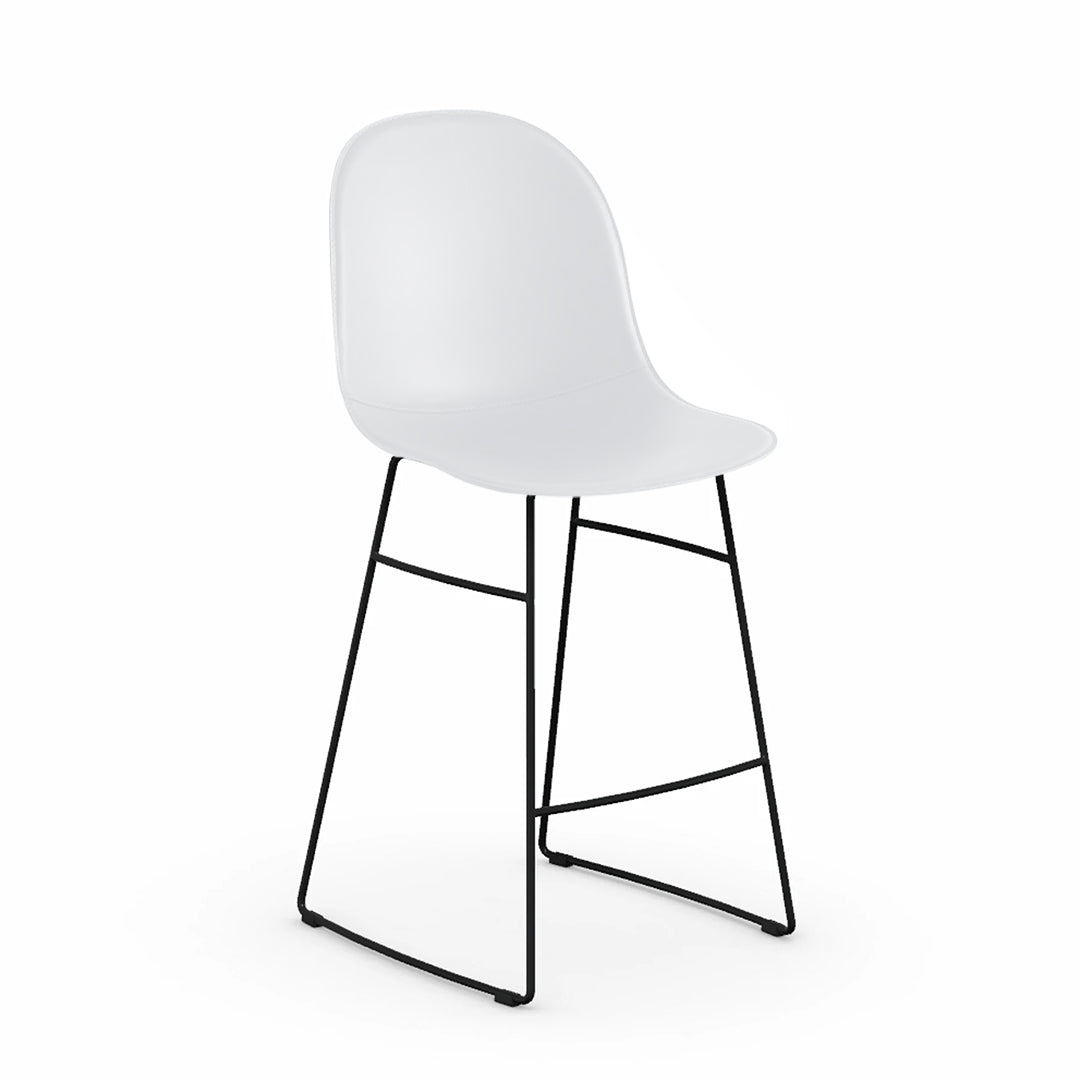 Banco Italiano para cocina Academy de cuero y metal. Muebles Italianos variant