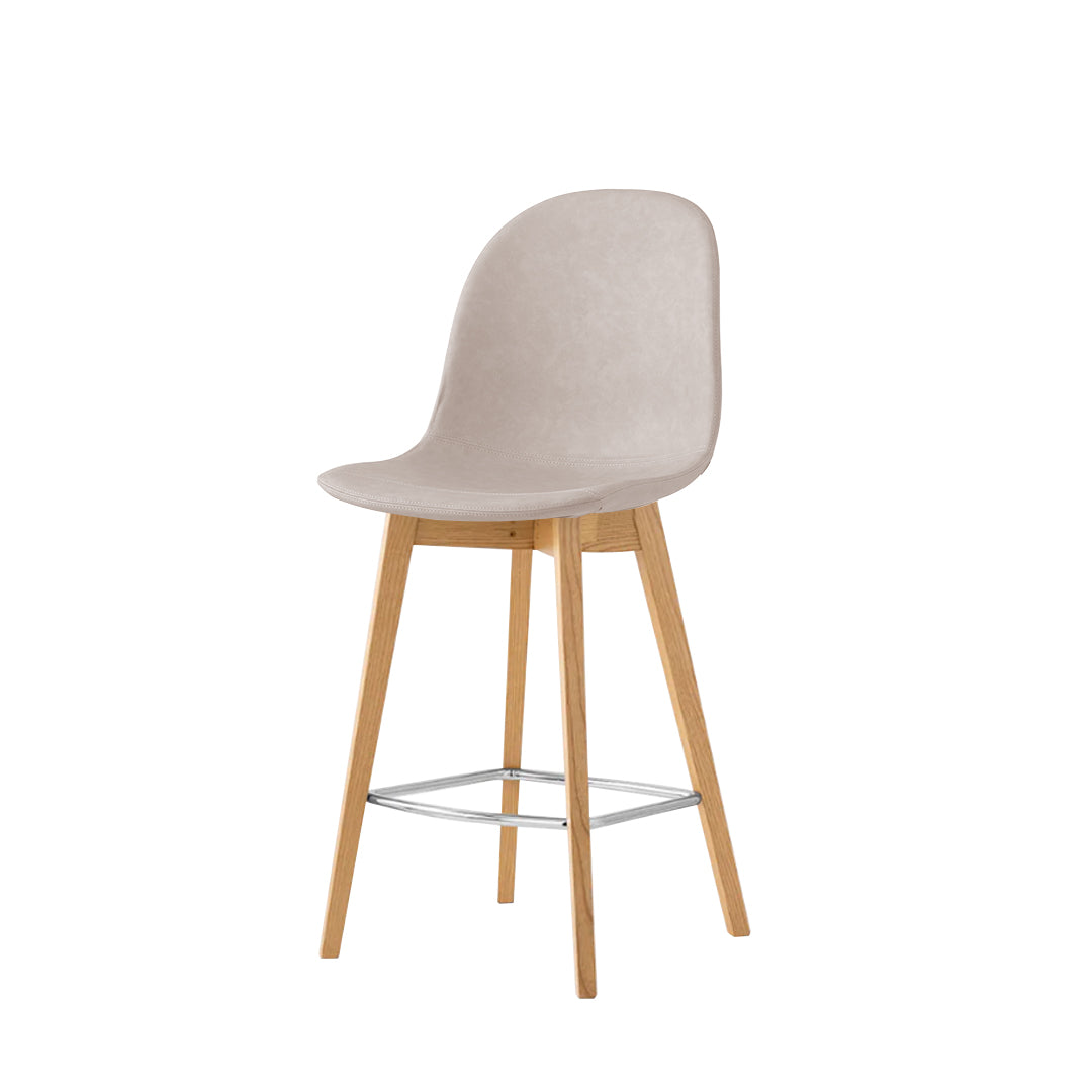 Banco italiano para cocina Academy bajo tipo piel. Muebles Italianos variant