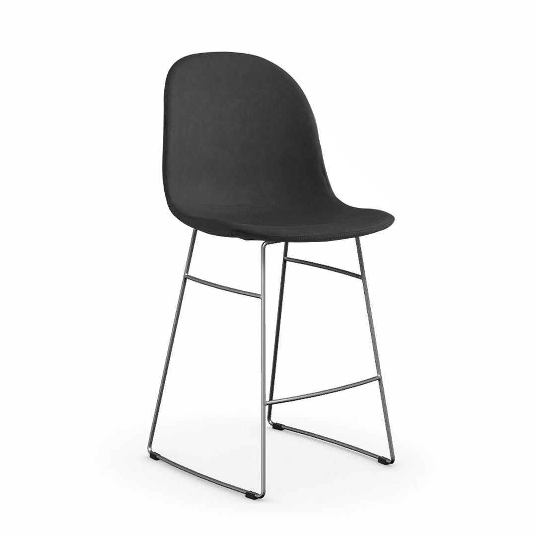 Banco Italiano para cocina Academy tipo piel y metal. Muebles Italianos variant