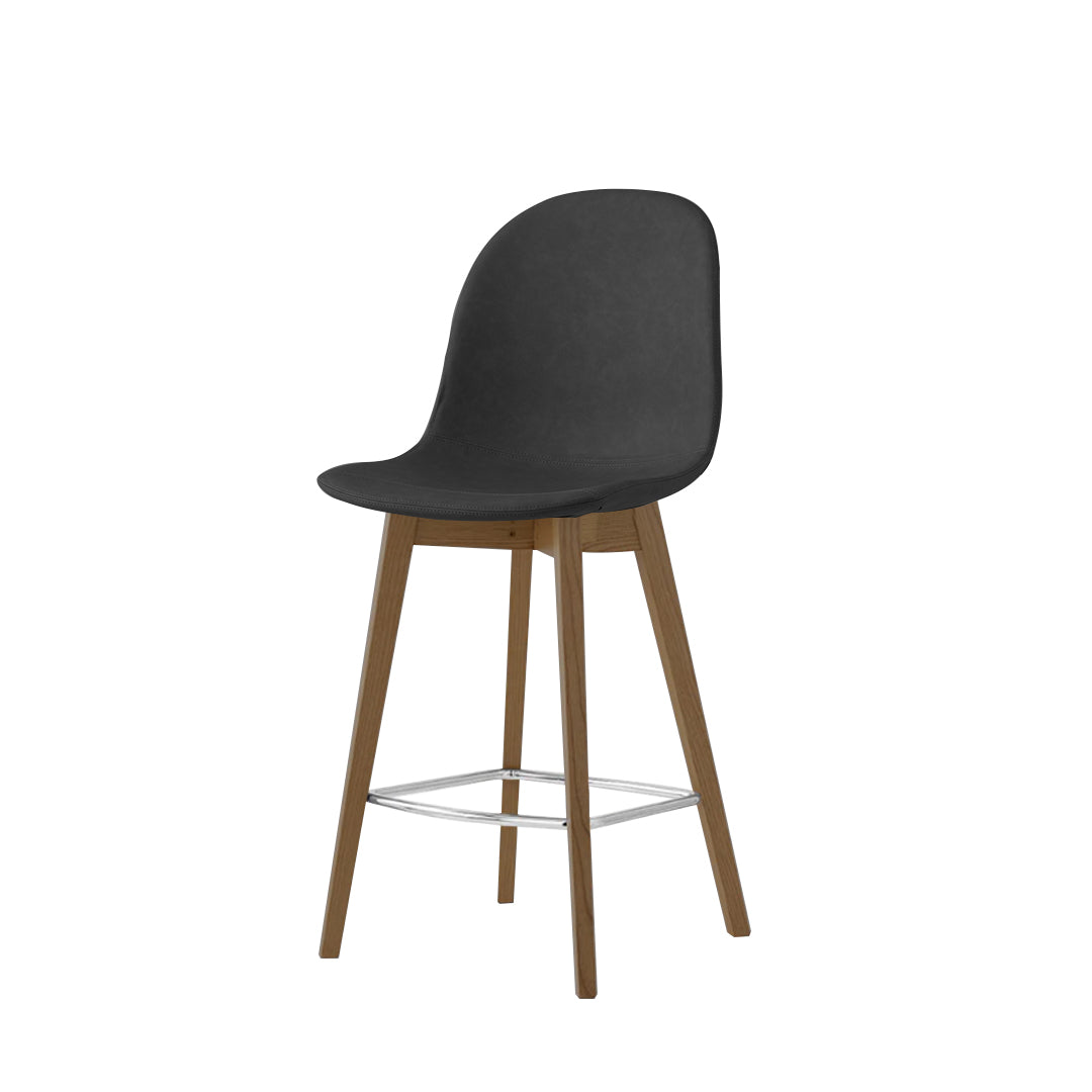 Banco italiano para cocina Academy bajo tipo piel. Muebles Italianos variant