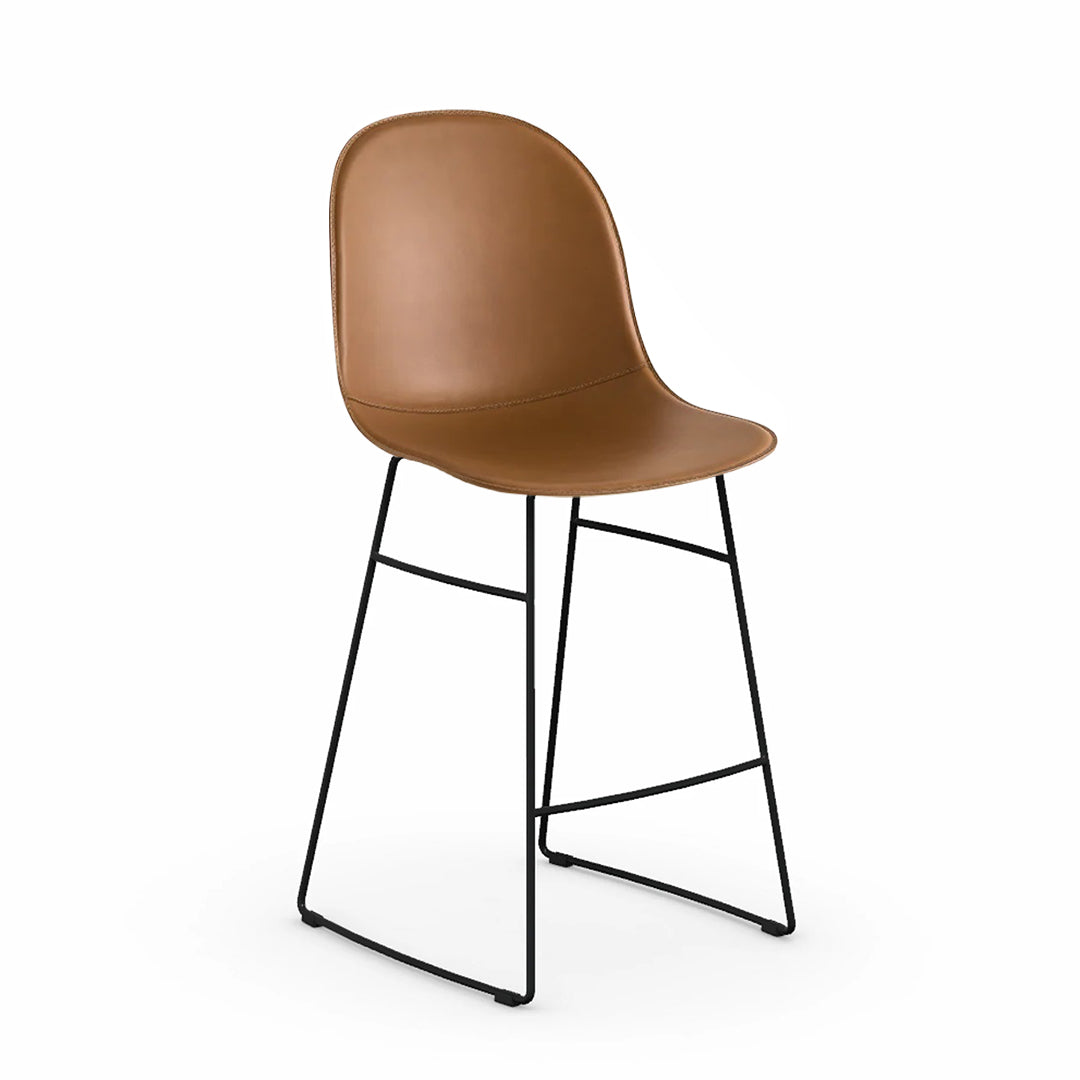 Banco Italiano para cocina Academy de cuero y metal. Muebles Italianos variant