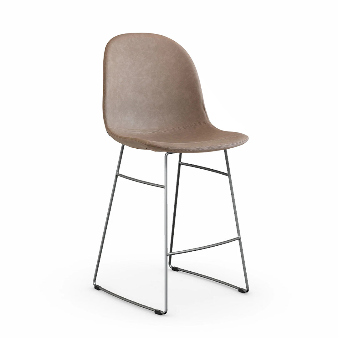 Banco Italiano para cocina Academy tipo piel y metal. Muebles Italianos variant