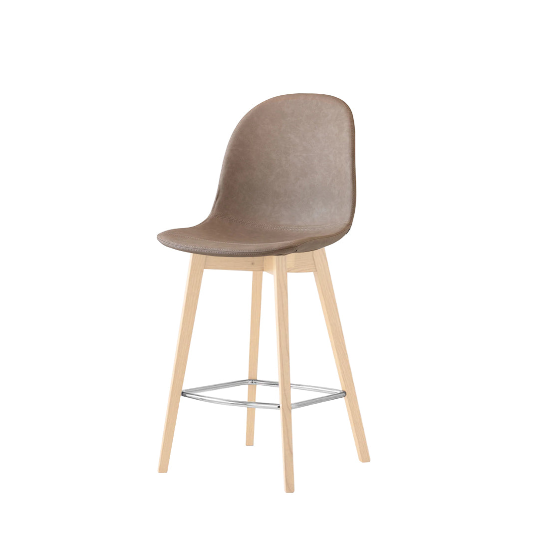 Banco italiano para cocina Academy bajo tipo piel. Muebles Italianos variant