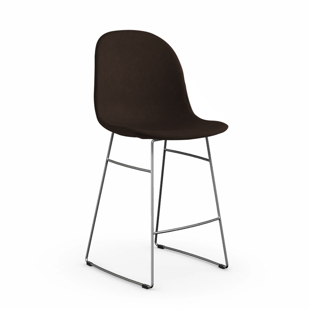 Banco Italiano para cocina Academy tipo piel y metal. Muebles Italianos variant