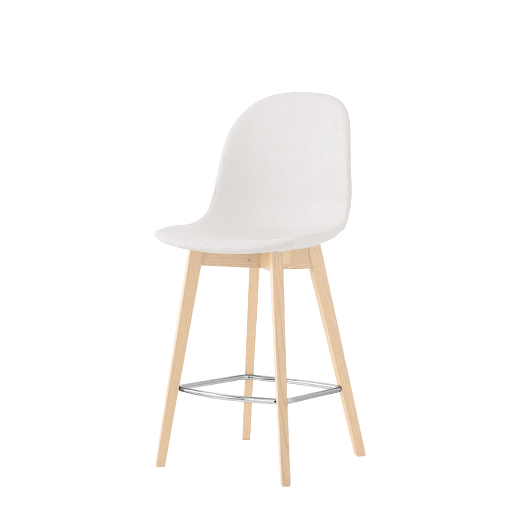 Banco italiano para cocina Academy bajo tipo piel. Muebles Italianos variant