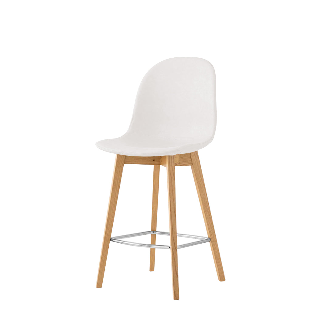 Banco italiano para cocina Academy bajo tipo piel. Muebles Italianos variant