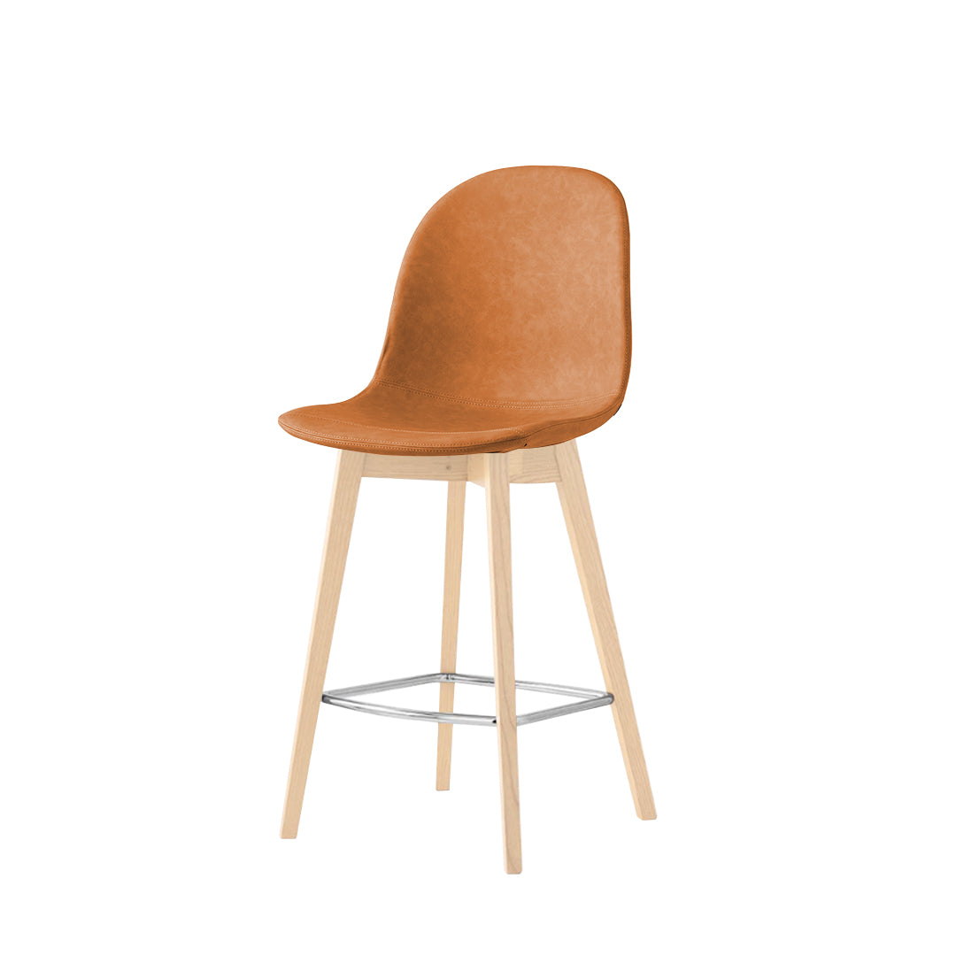 Banco italiano para cocina Academy bajo tipo piel. Muebles Italianos variant