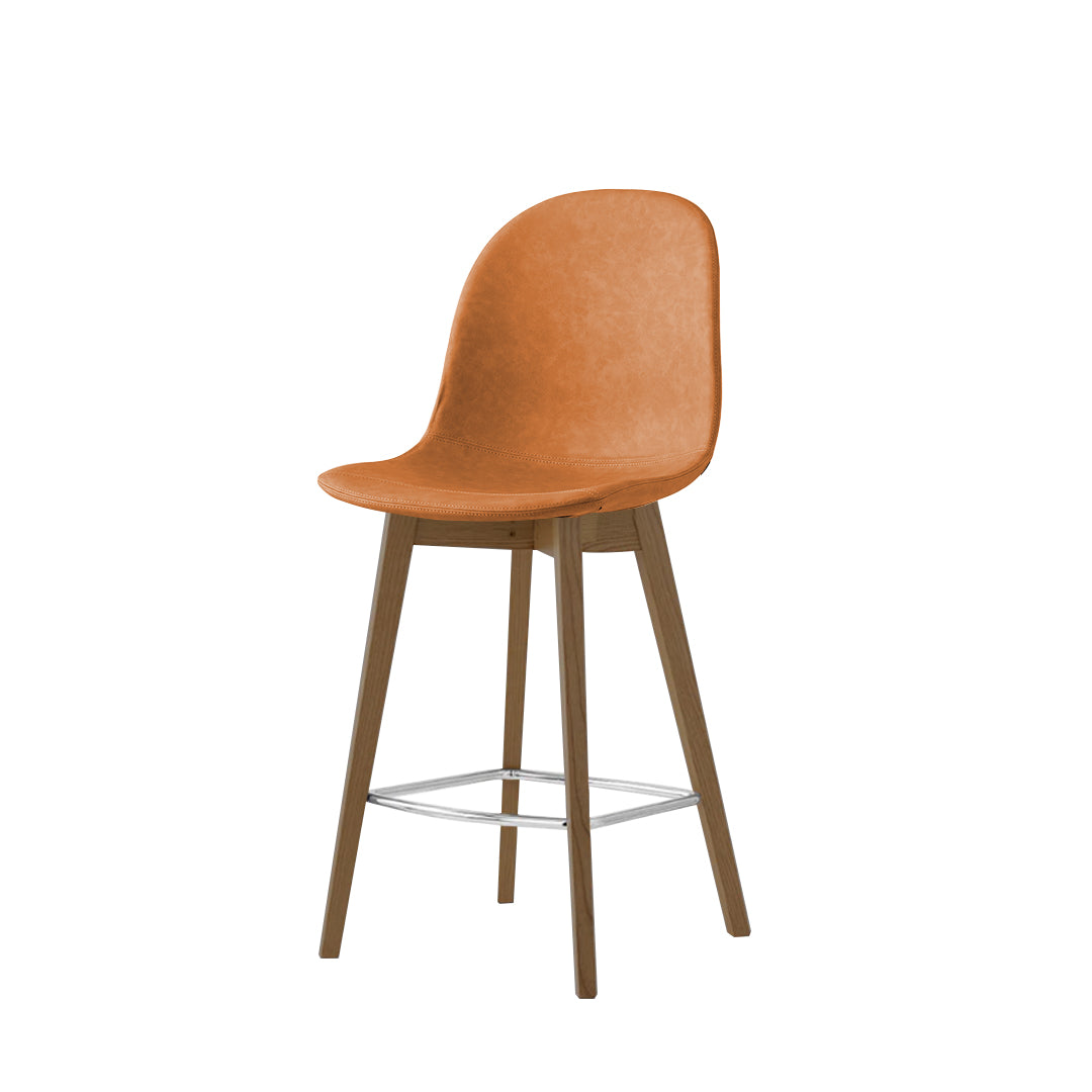 Banco italiano para cocina Academy bajo tipo piel. Muebles Italianos variant