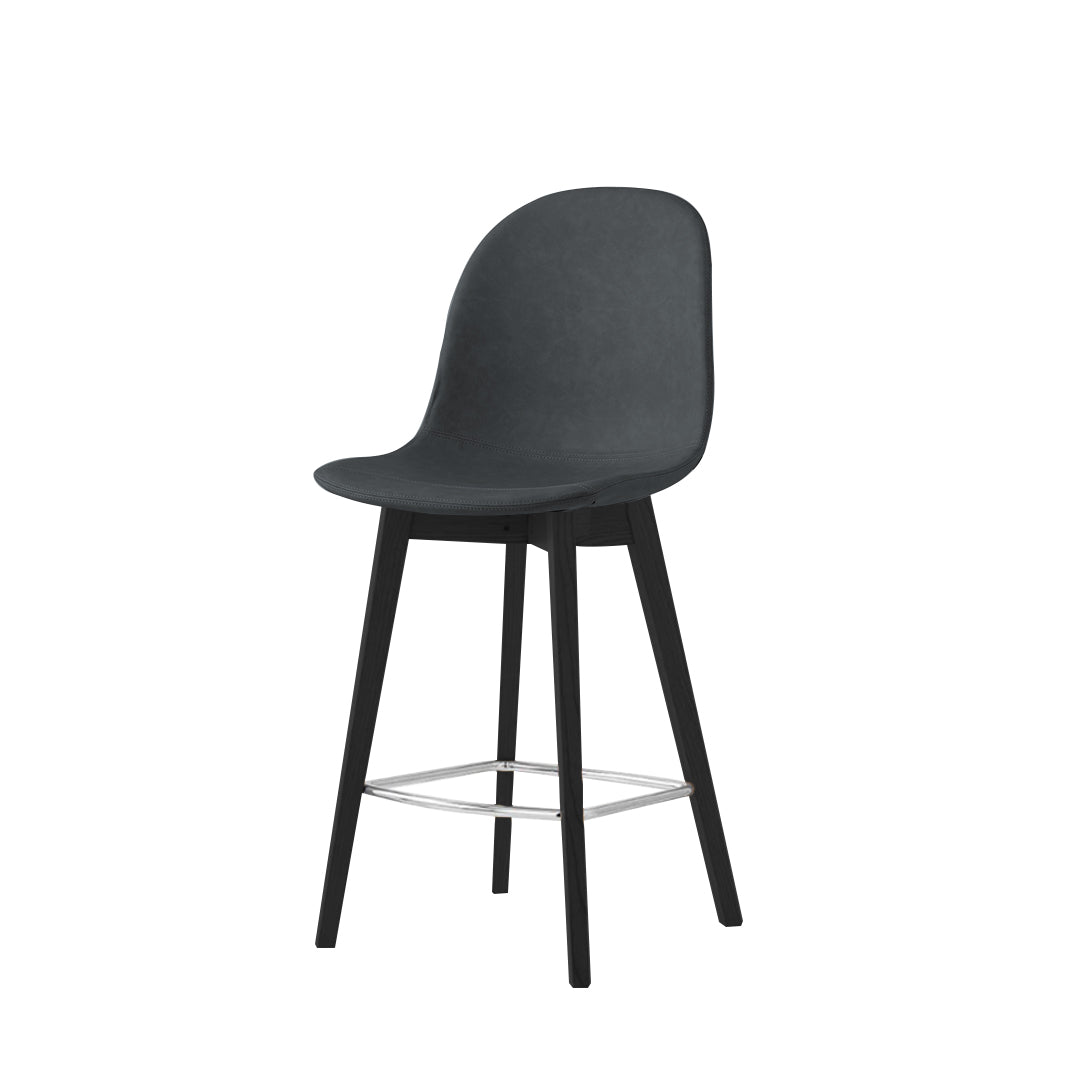 Banco italiano para cocina Academy bajo tipo piel. Muebles Italianos variant