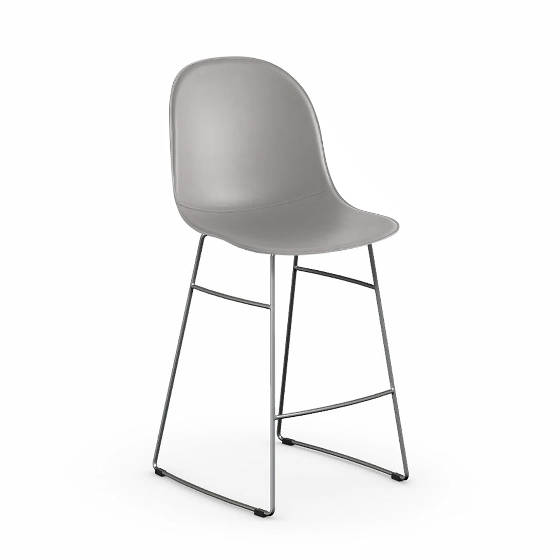 Banco Italiano para cocina Academy de cuero y metal. Muebles Italianos variant