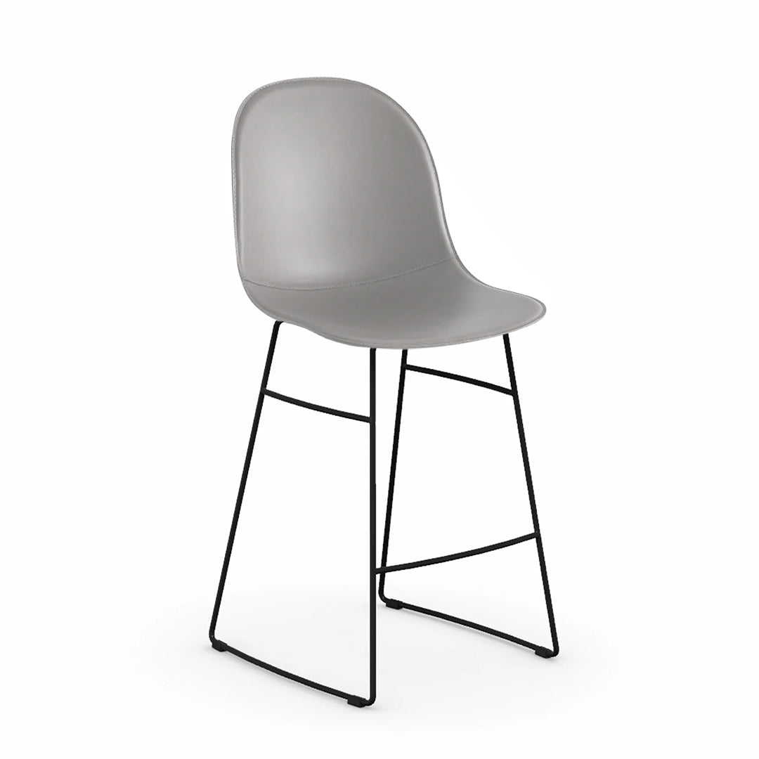 Banco Italiano para cocina Academy de cuero y metal. Muebles Italianos variant