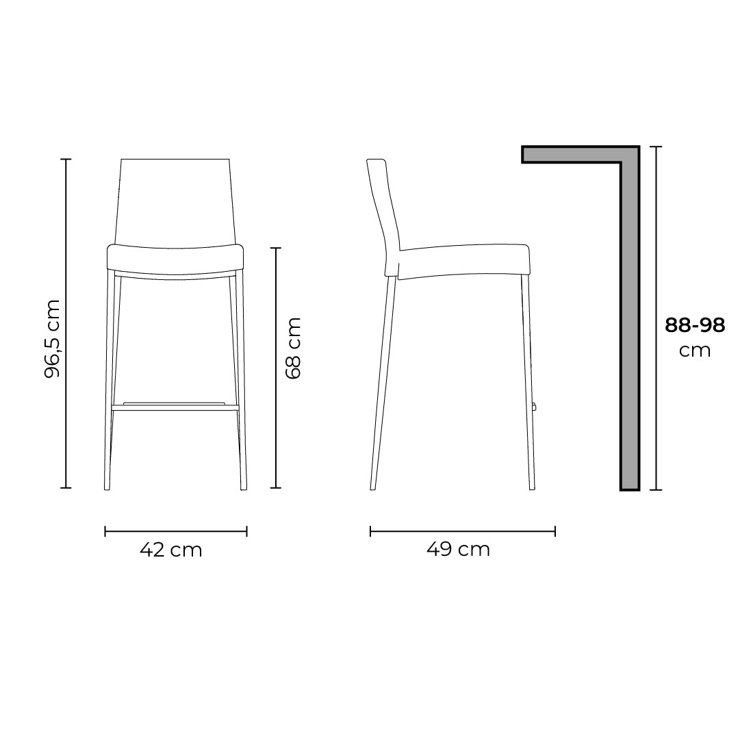 banco aida tipo piel
