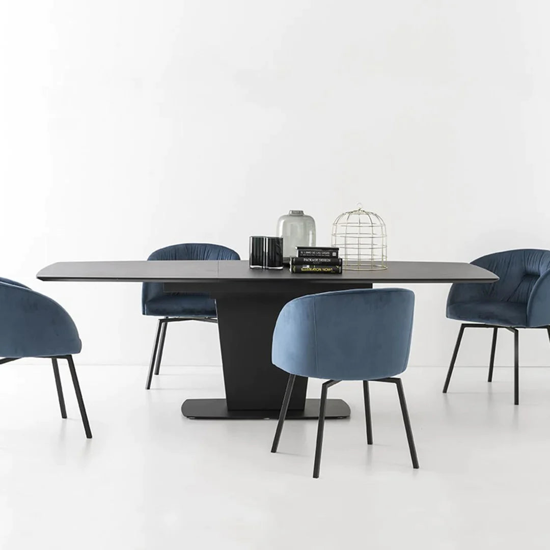 Mesa Extensible Athos Cerámica Gris Cemento 180 cm