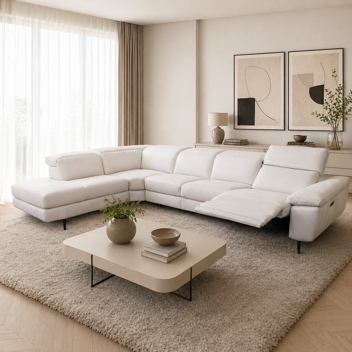 Esquinero Izquierdo Coro Natuzzi Grande Reclinable
