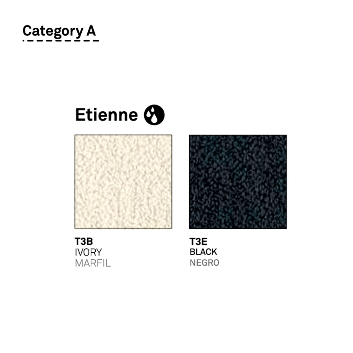 Silla italiana para comedor Desy Mid en tela Etienne