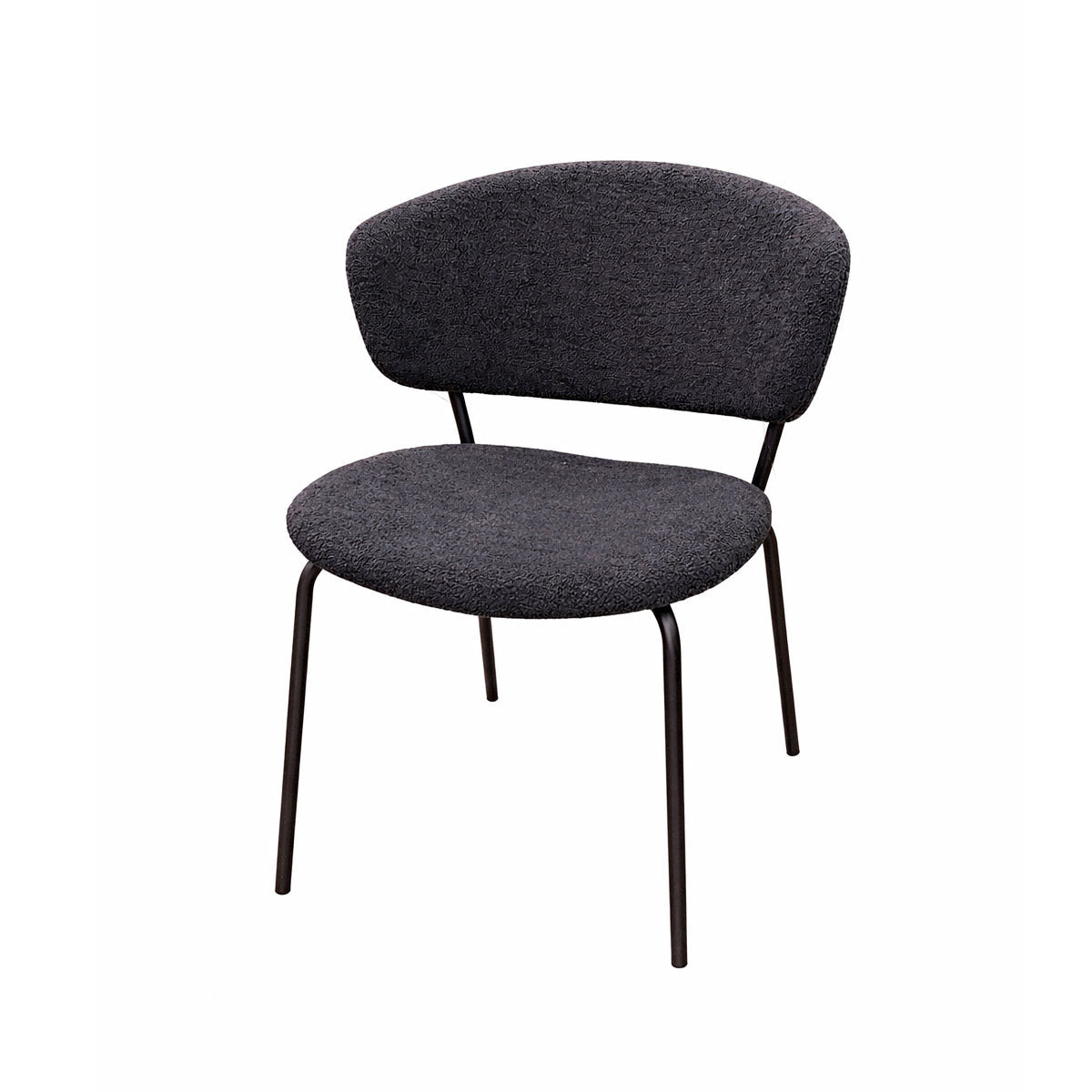 Silla Desy en tela negro