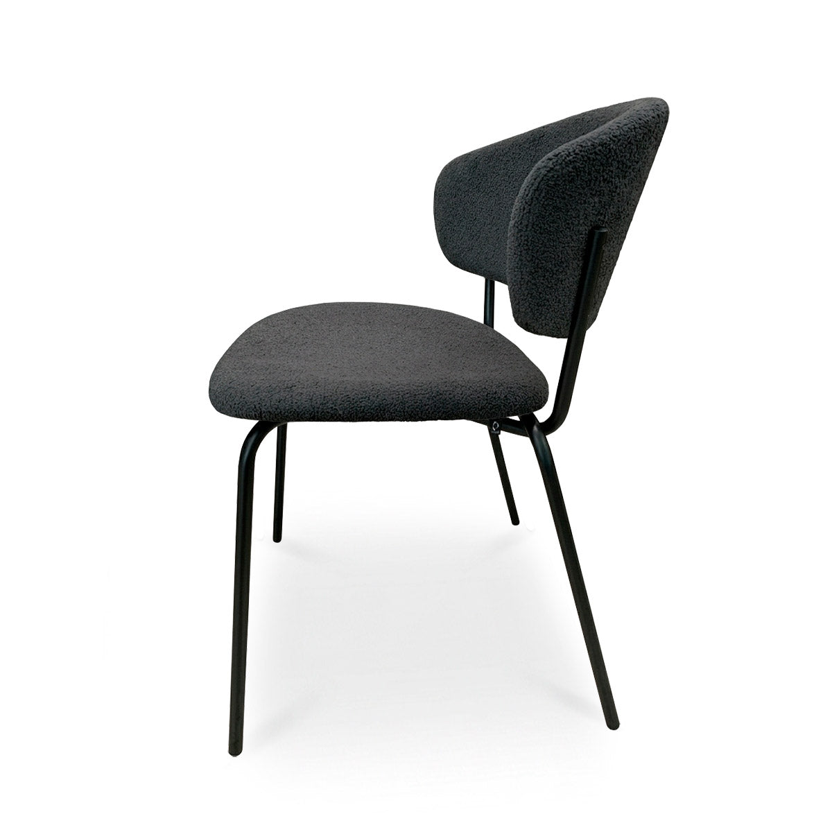 Silla italiana para comedor Desy en tela Etienne